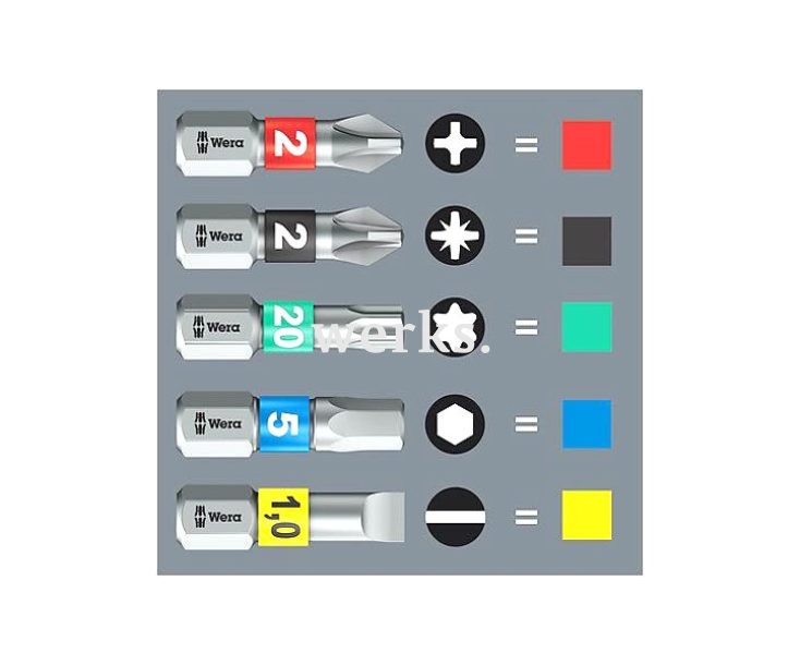 Bit-Check 12 Diamond 1 SB Набор насадок (PH, PZ, TX) и держатель Wera WE-136392
