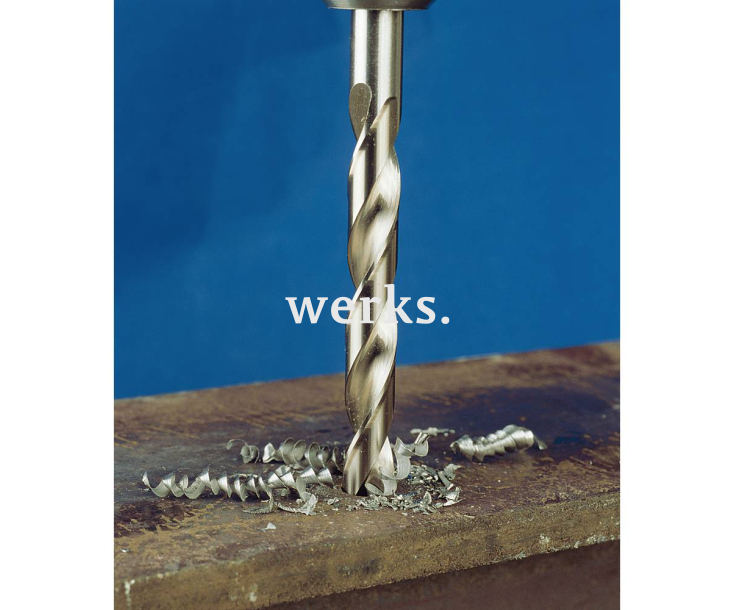 Сверло спиральное по металлу HSS–G TiN 2,5 мм DIN 338 Exact GQ-32526 праворежущее