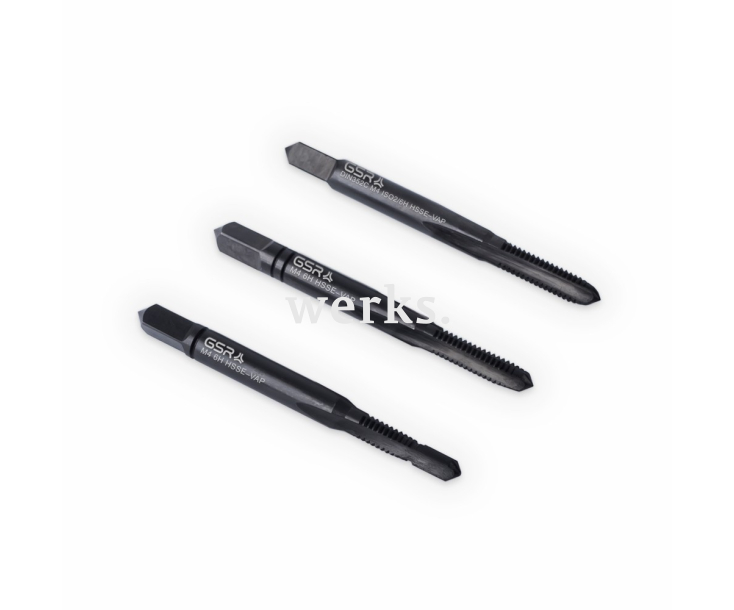 Ручные метчики набором DIN 352 HSSE-VAP M 4 Werks W.1626300