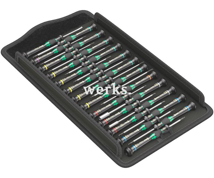 Набор отверток SL PH HEX HEX Nut TORX PL Microstix для электронщиков Kraftform Micro Big Pack 1 Wera WE-134000
