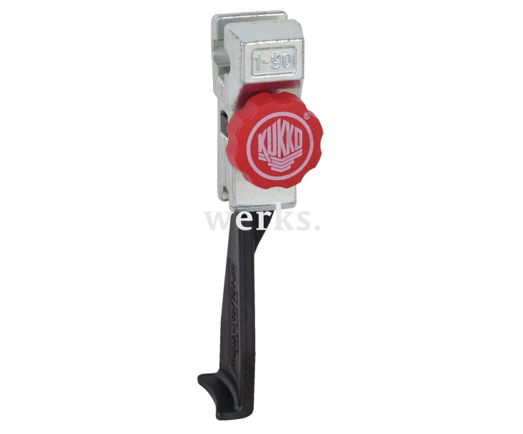 Узкая, быстрорегулируемая стандартная захватная губка (одинарная, глубина зажима 300 мм) KUKKO 3-303-E