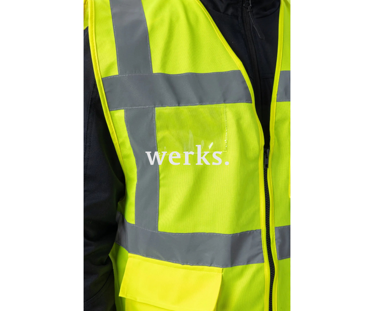 Сигнальный жилет Brodeks KM122 желтый (L)