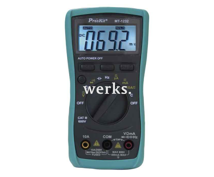 Мультиметр компактный цифровой ProsKit MT-1232