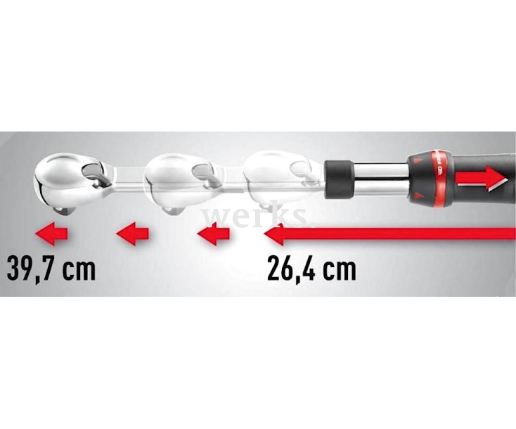 Ключ трещоточный раздвижной 1/2" Facom SXL.161