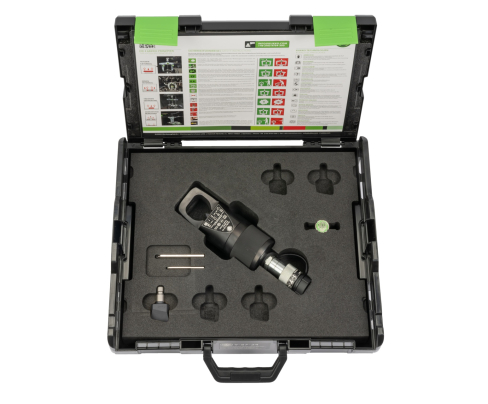 Гидравлический гайкорез с приводом от насоса,  в чемодане KUKKO Y-57-24