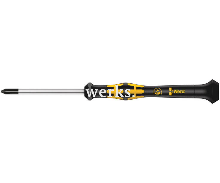 Отвертка Phillips Wera Kraftform Micro ESD 1550 PH WE-030117 PH 000 х 40 крестовая