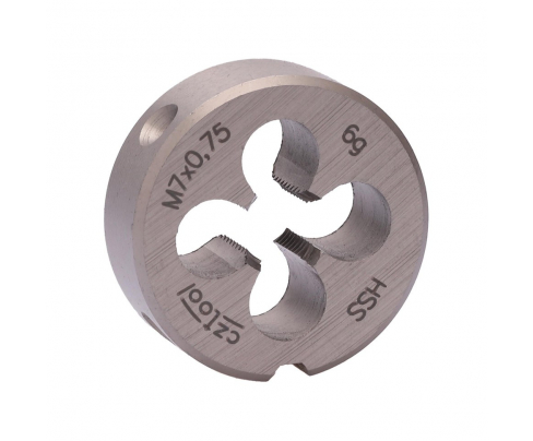 Плашка М7х0,75 HSS DIN EN 22568 6g 25х9мм Bucovice Tools 240071