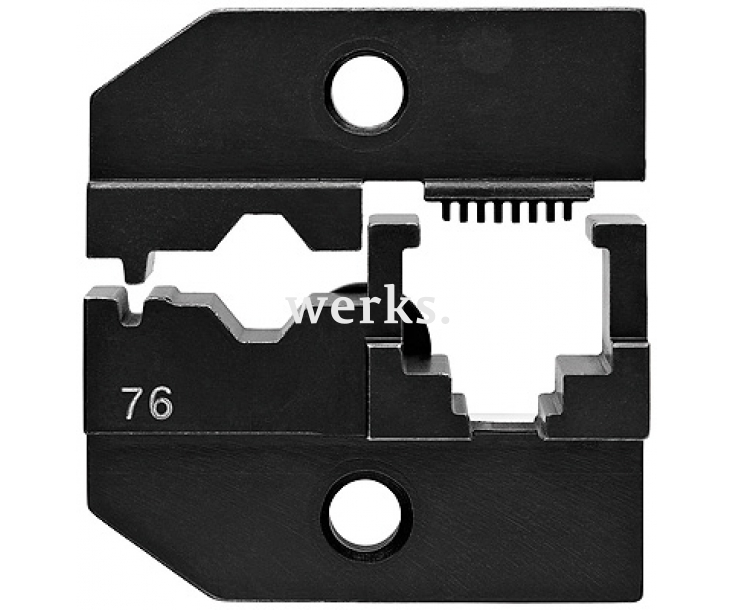 Плашка опрессовочная для штекеров типа Stewart экранированных Knipex KN-974976