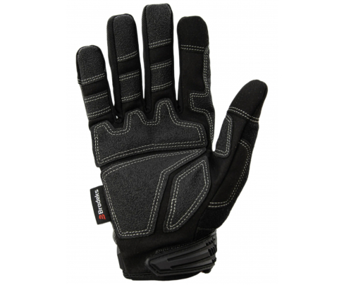 Перчатки рабочие Brodeks G-62 серый/черный/красный (9)