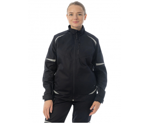 Женская рабочая куртка Brodeks KS228 черный (XL)