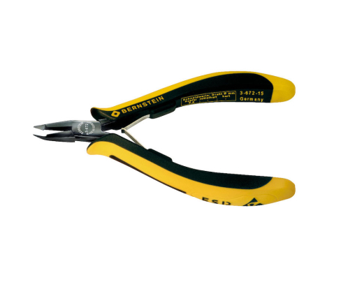 Кусачки прецизионные торцевые EUROline антистатические Bernstein BS-3-672-15