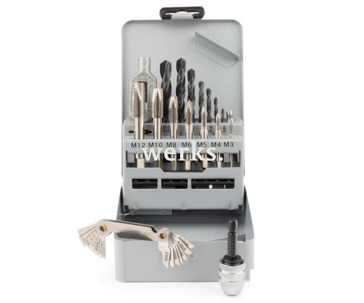 17-пр. Машинно-ручные метчики Form B+VW+WZH Satz M3-M12 Werks W.1416080