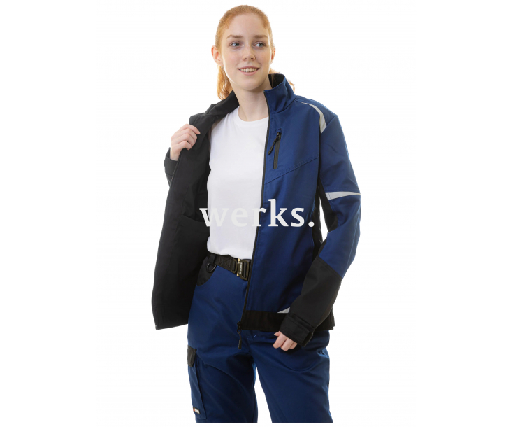 Женская рабочая куртка Brodeks KS228 синий/черный (L)