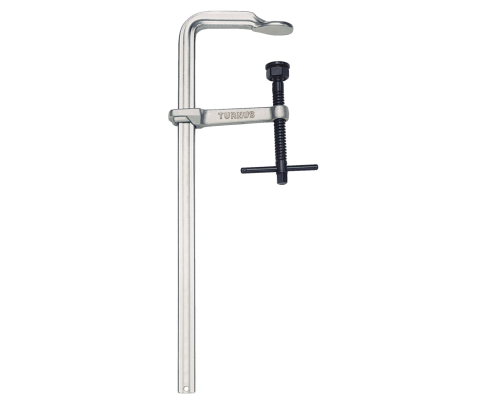 Цельнометаллическая строительная струбцина VIRIDIS, с Т-образной рукояткой KUKKO 480K1500-175