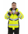 Зимняя сигнальная куртка Brodeks KW216 желтый/черный (XL)