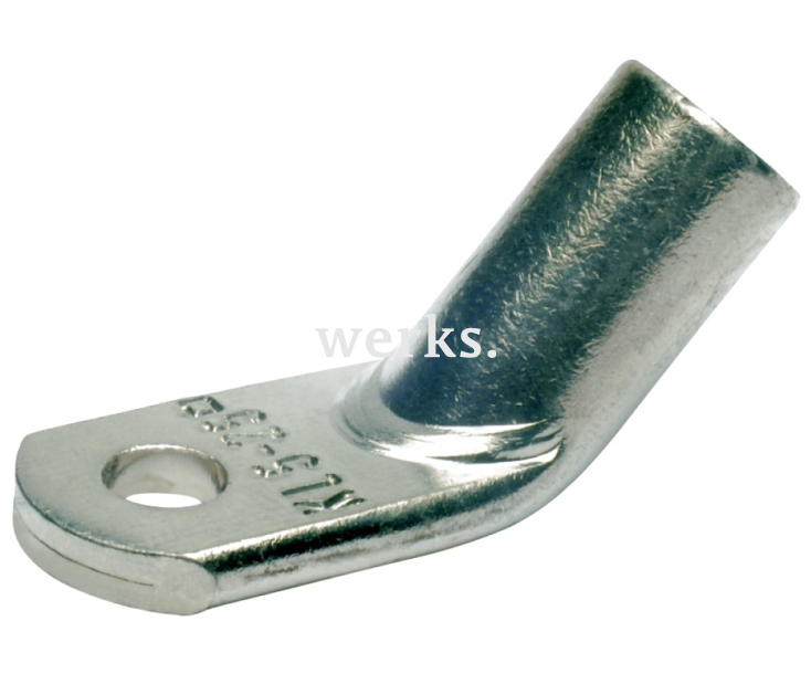 Наконечник типа ТМЛ трубчатый облегченный угловой 45° 50 мм² под болт М16 Klauke KLK46R1645 25 шт.