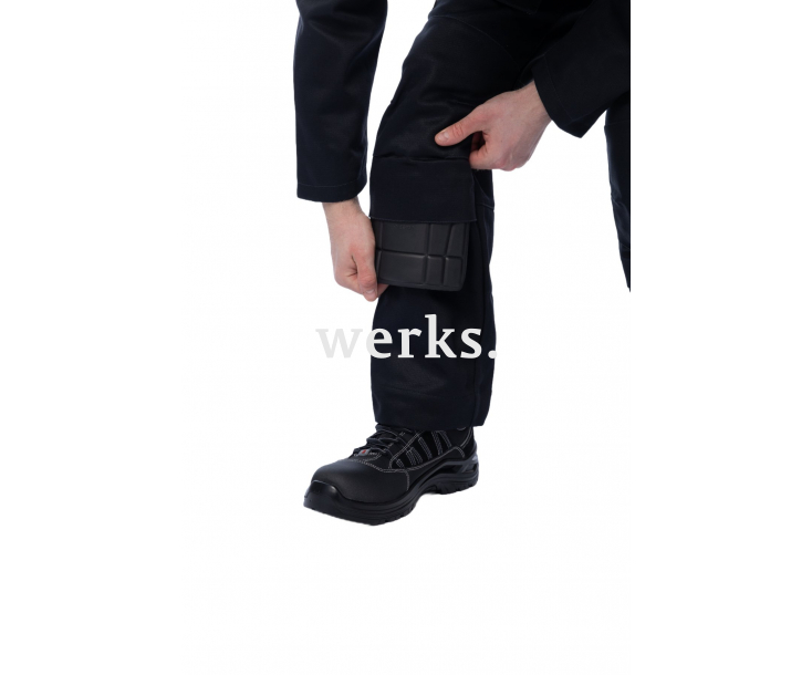 Комбинезон сварщика BRODEKS FS58-02 черный (XXXL)