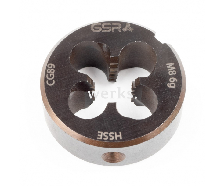 Плашка 25x9 B HSSE-VAP M 8 Silver Werks W.14550