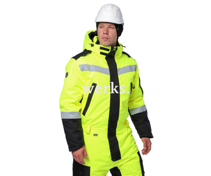 Зимний комбинезон Brodeks KW505 желтый/черный (L)