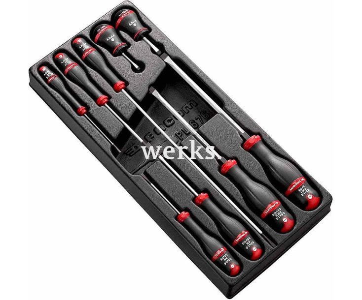 Набор шлицевых отверток Protwist Facom MOD.A4 9 предметов