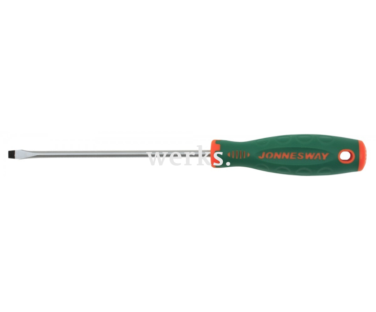 Отвертка шлицевая SL4 х 200 Jonnesway ANTI-SLIP GRIP D71S4200