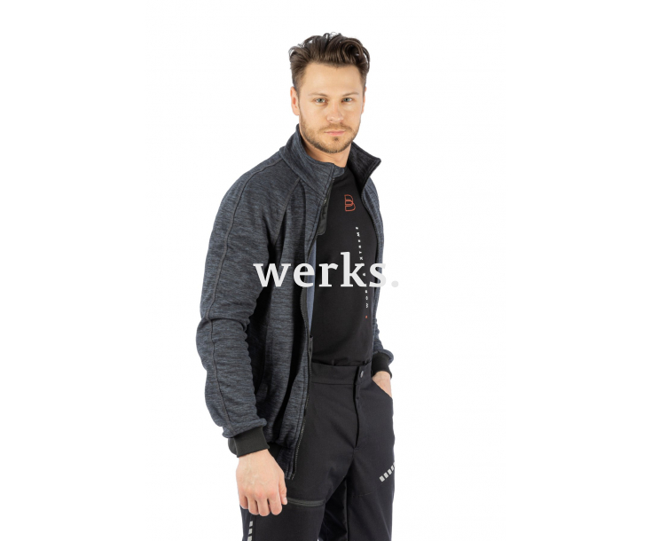 Толстовка флисовая Brodeks KS241 cation серый (XXL)