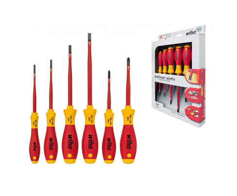 Набор отверток Wiha SoftFinish electric SlimFix 3201 K6 35389