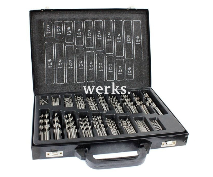 Набор свёрл DIN 338 HSSE 1,0-10,0 мм 170 шт GSR 08347600