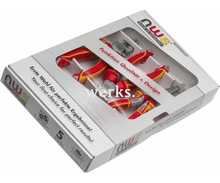 Набор диэлектрических VDE монтажных инструментов NWS 782 3 предмета