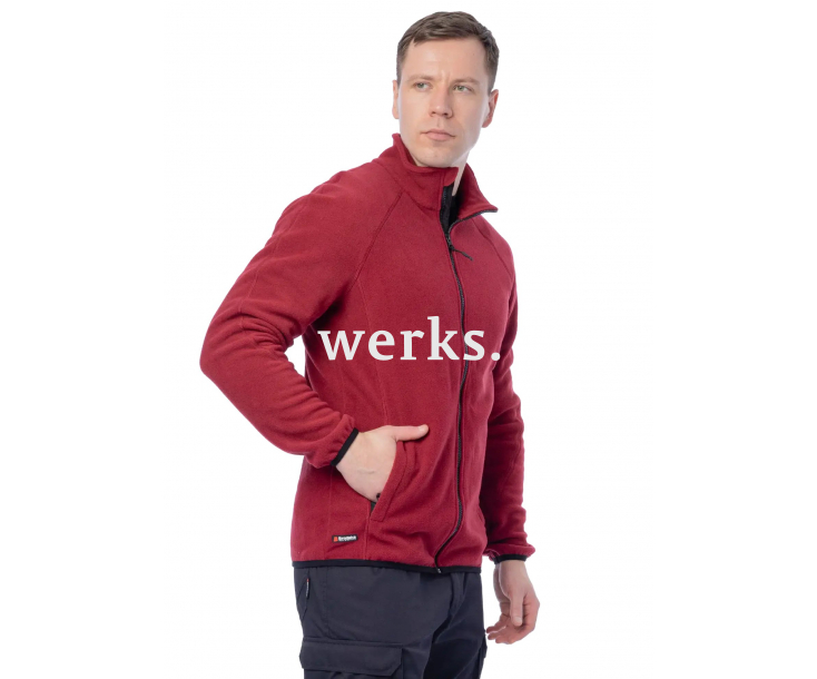 Толстовка флисовая Brodeks KS211 бордо (M)