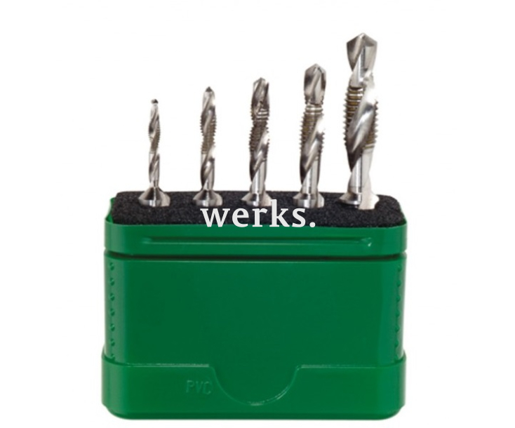 Набор сверл-метчиков комбинированных форма С 6.3 Wiha 79187 B5 28026 5 шт.