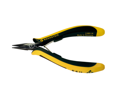 Круглогубцы тонкие прецизионные EUROline антистатические Bernstein BS-3-683-15