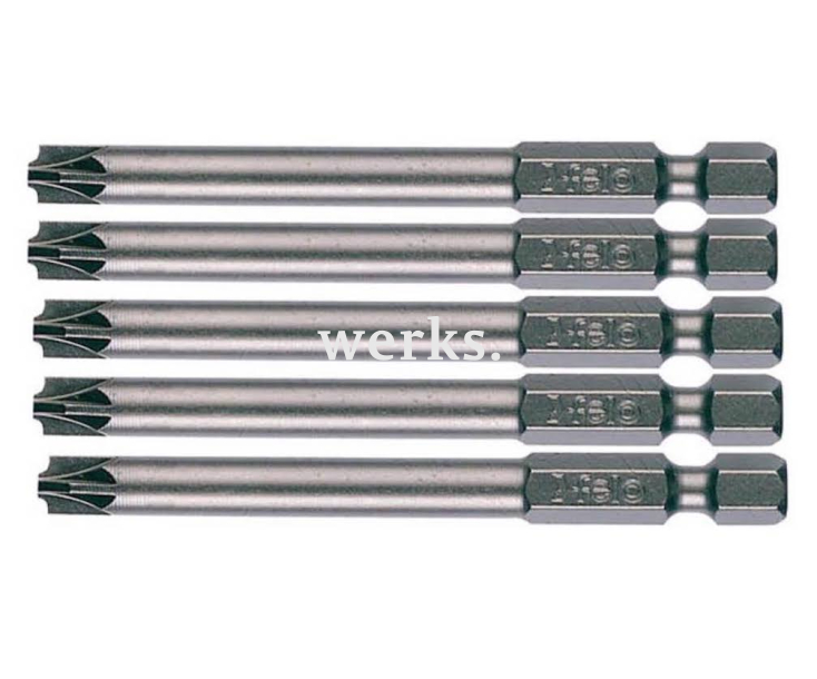 Набор бит XENO Felo Industrial PZ1 / SL 73 мм 03110110 5 шт.