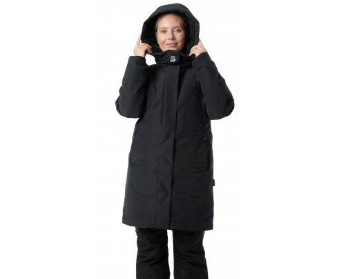Зимняя женская куртка-парка Brodeks KW258 черный (XL)