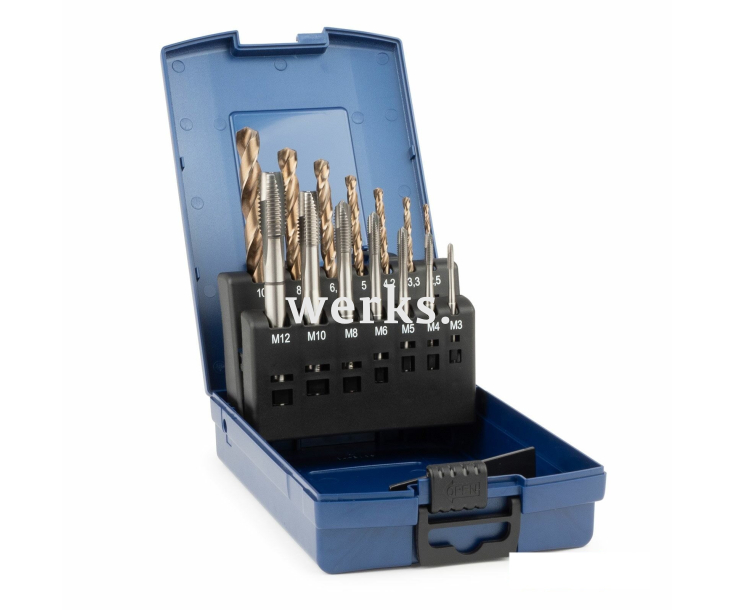 Набор машинных метчиков B HSSE Silver 14 предметов GSR BRB09100100