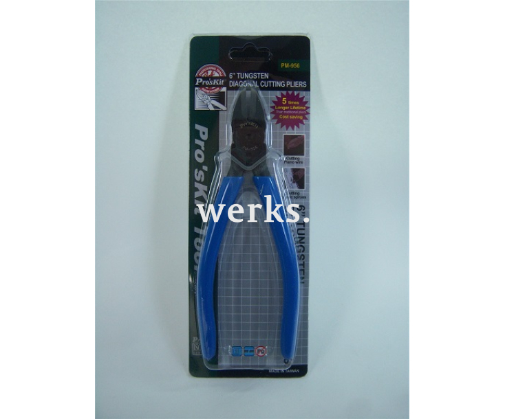 Кусачки прецизионные усиленные вольфрамовые Pro'sKit PM-956