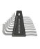 Набор дюймовых штифтовых ключей HEX PB Swiss Tools PB 213Z.H-12 12 шт.
