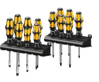 Набор отверток SL PH PZ TORX Wera Kraftform Big Pack 900 WE-133285: отвертка-резец + подставка