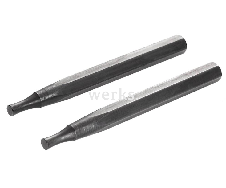 Сменные наконечники 2,8 мм прямые для стопорных колец 65-120 мм Facom 490.SE28-1 2 пр.