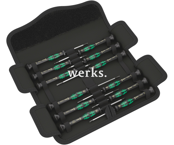 Набор отверток PH HEX SL TORX HF для электронщиков Wera Kraftform Micro-Set/12 SB 1 WE-073675