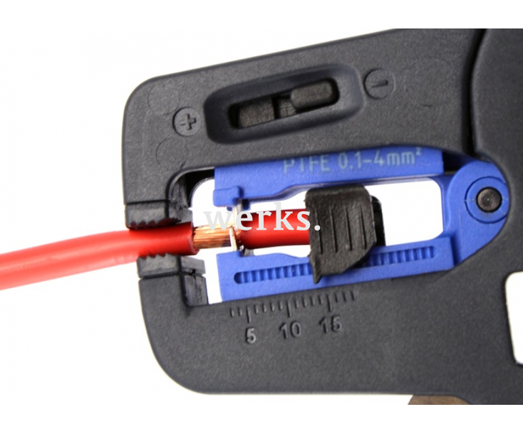 Универсальный автоматический стриппер для проводов в твердой изоляции 0,08 - 4 мм² Klauke KLKK432V