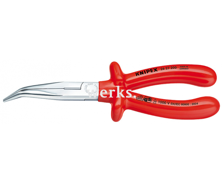 Круглогубцы с заостренными концами, с режущей кромкой Knipex KN-2627200