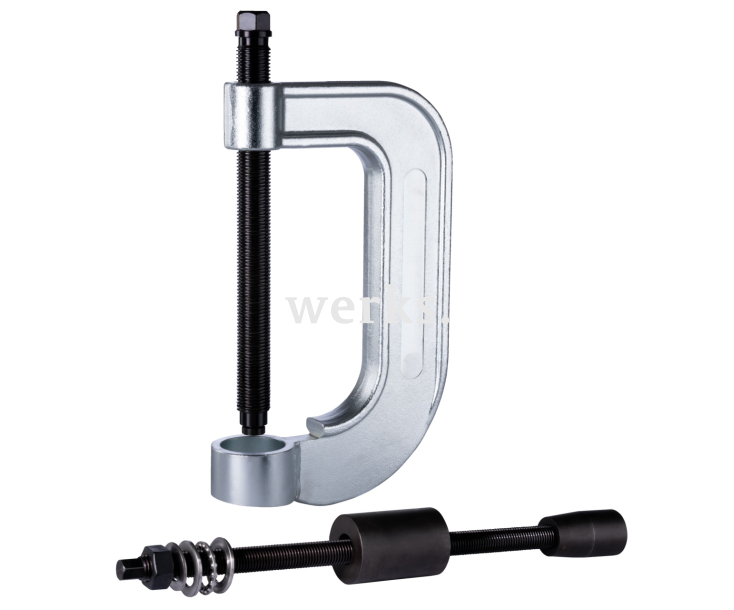 Набор инструментов для извлечения и установки шаровых шарниров EVOBUS с максимальным диапазоном зажима 265 мм KUKKO 890-EVO1