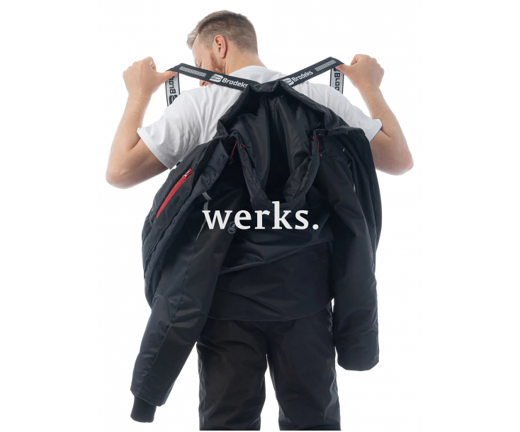 Зимняя куртка Brodeks KW231 синий/черный (L)