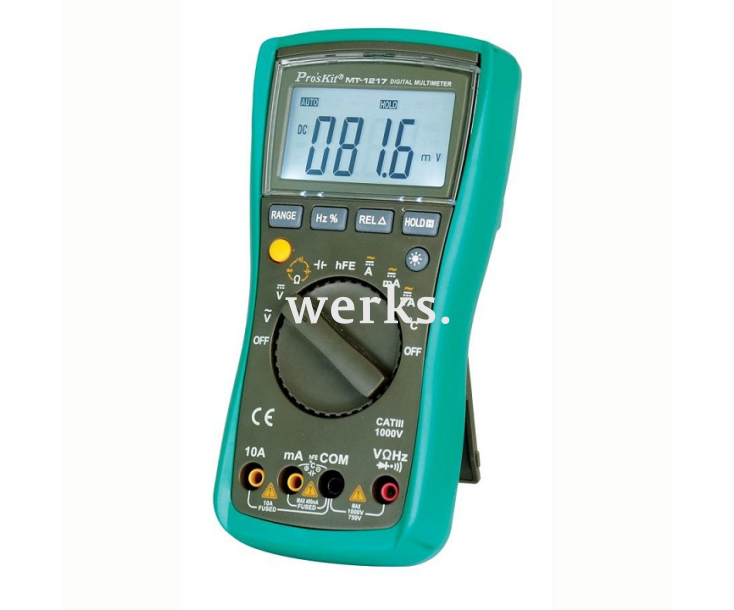 Мультиметр цифровой ProsKit MT-1217