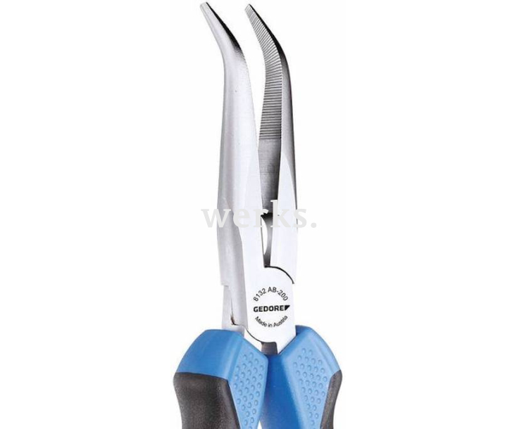 Острогубцы 8132 AB-200 JC изогнутые 200 мм Gedore 6721300
