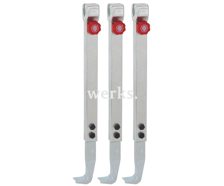 3 захвата с быстрой регулировкой (комплект) KUKKO 3-502-S