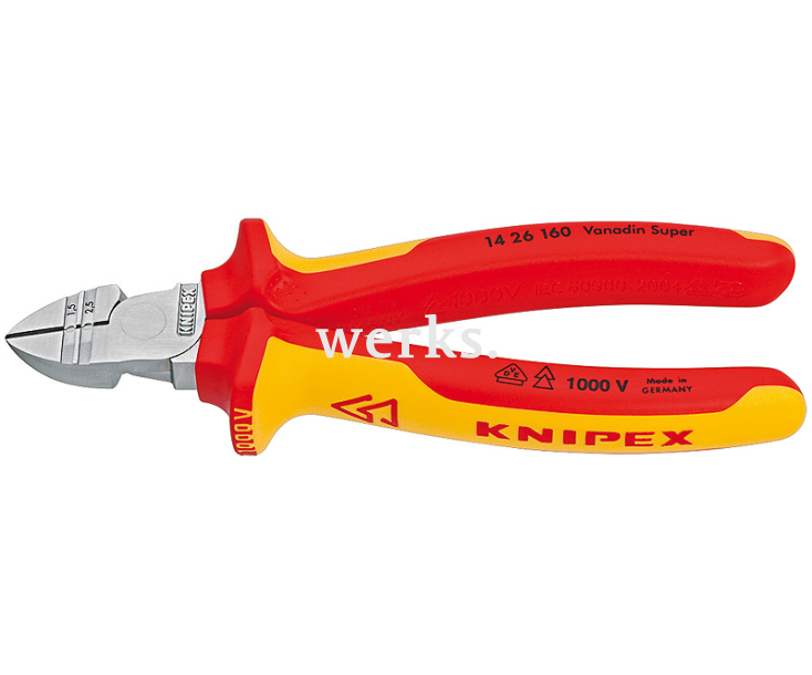Кусачки боковые для удаления изоляции VDE Knipex KN-1426160