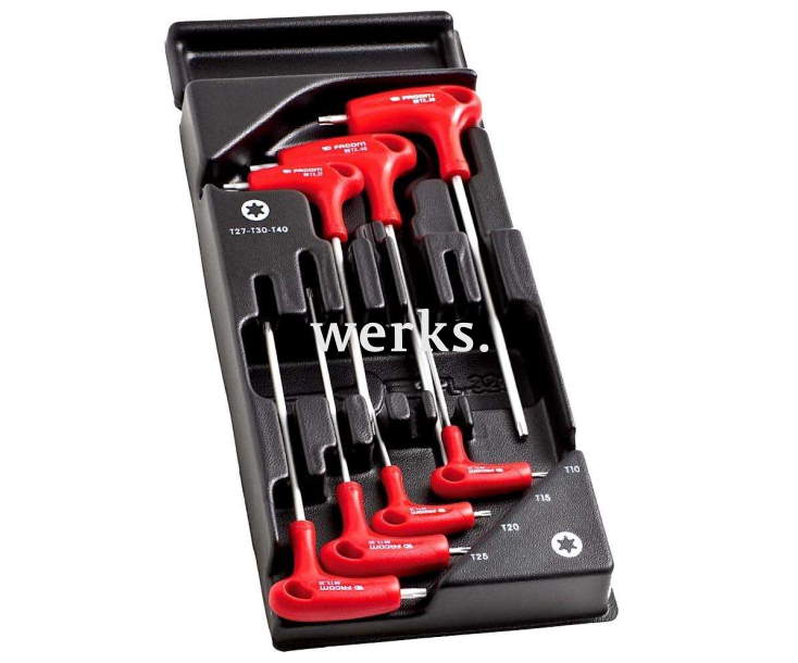 Набор Т-образных отверток TORX Facom MOD.89TX 7 предметов