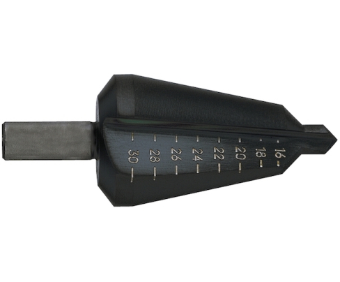 Сверло-шарошка по металлу ступенчатое Keil HSS-G 3,0-14,0 х 58 мм 326030140